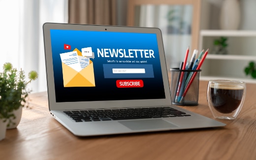 Newsletter auf PC